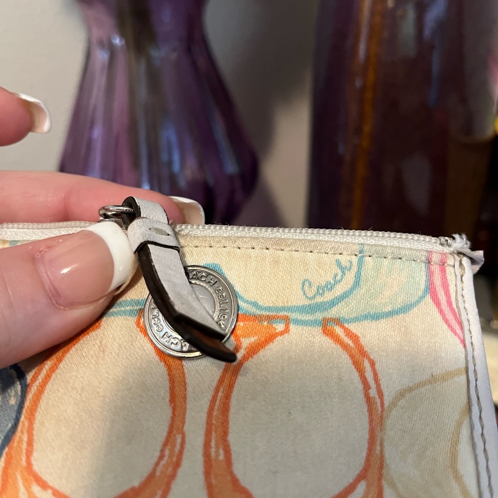 Coach Mini Wallet with Keychain - Picture 5 of 7
